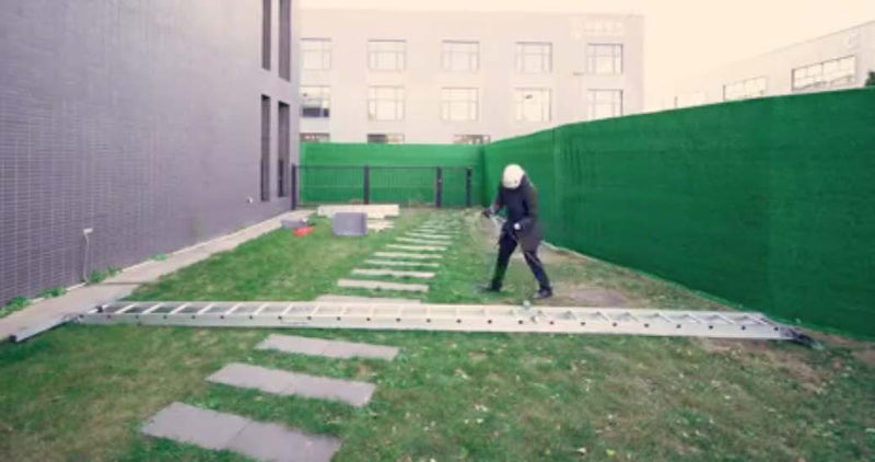 Battery Ladder Hoist 10m with Solar Panel Carrier