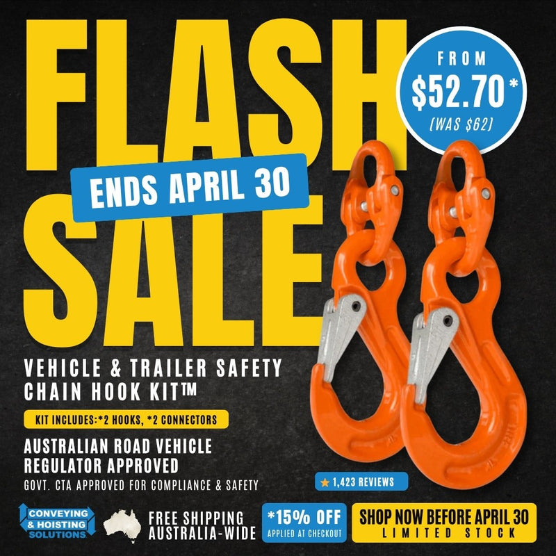Vehicle & Trailer Safety Chain Hook Kit™ (Govt. CTA Approved)