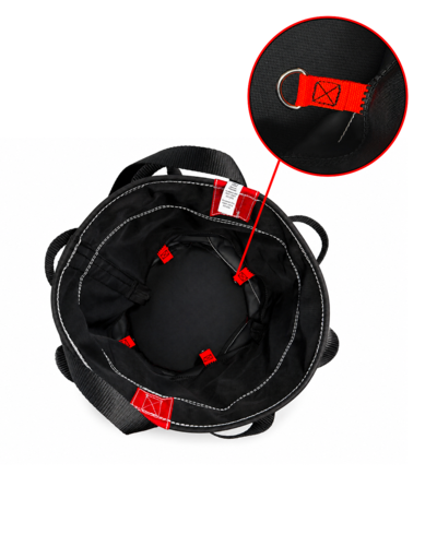 Keep tools secure and organised when working at height with the Austlift 45kg Rated Tool Bag. Designed for professional