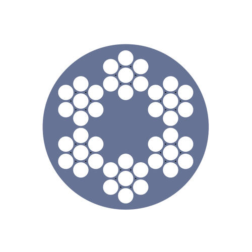 Red PVC-Coated Wire Rope – 1,000m Roll