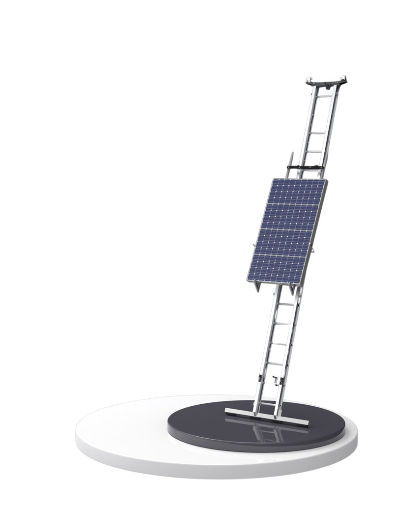 Battery Ladder Hoist 10m with Solar Panel Carrier