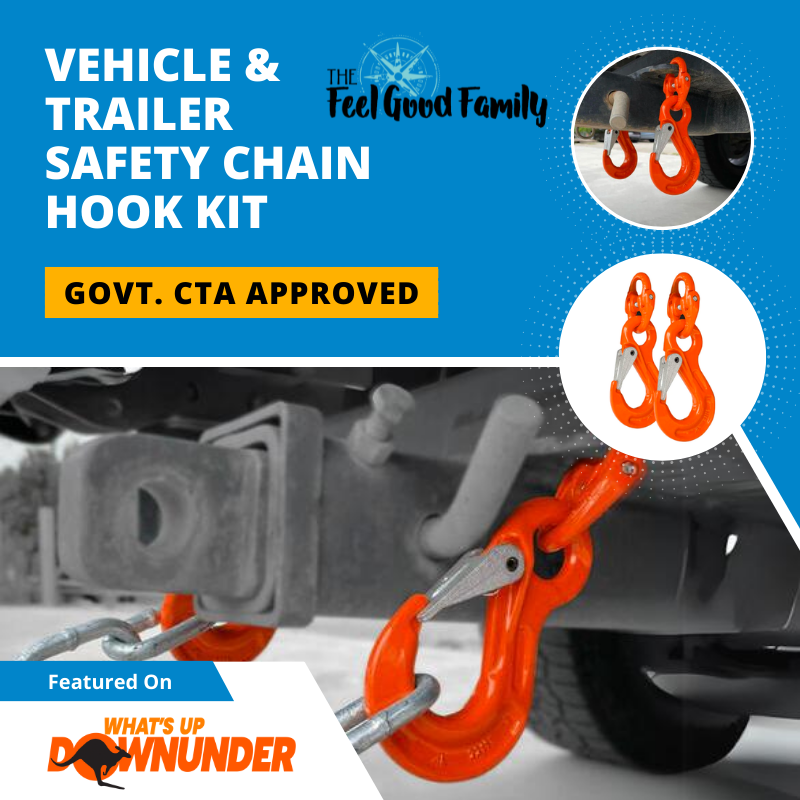 Vehicle & Trailer Safety Chain Hook Kit™ (Govt. CTA Approved)