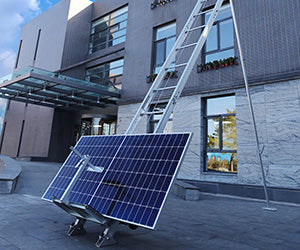 Plug-in Ladder Hoist 14m with Solar Panel Carrier