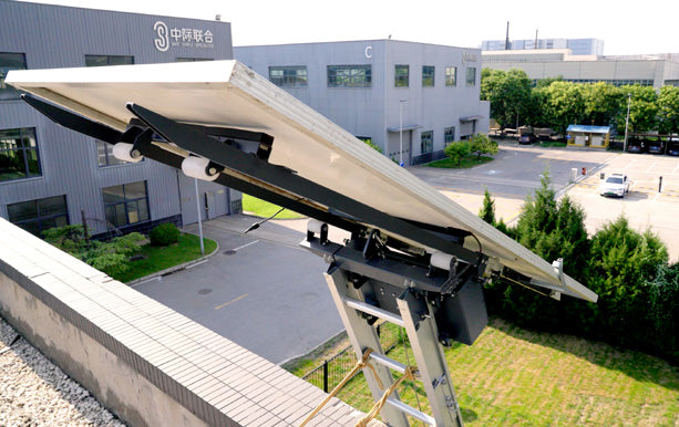 Battery Ladder Hoist 10m with Solar Panel Carrier