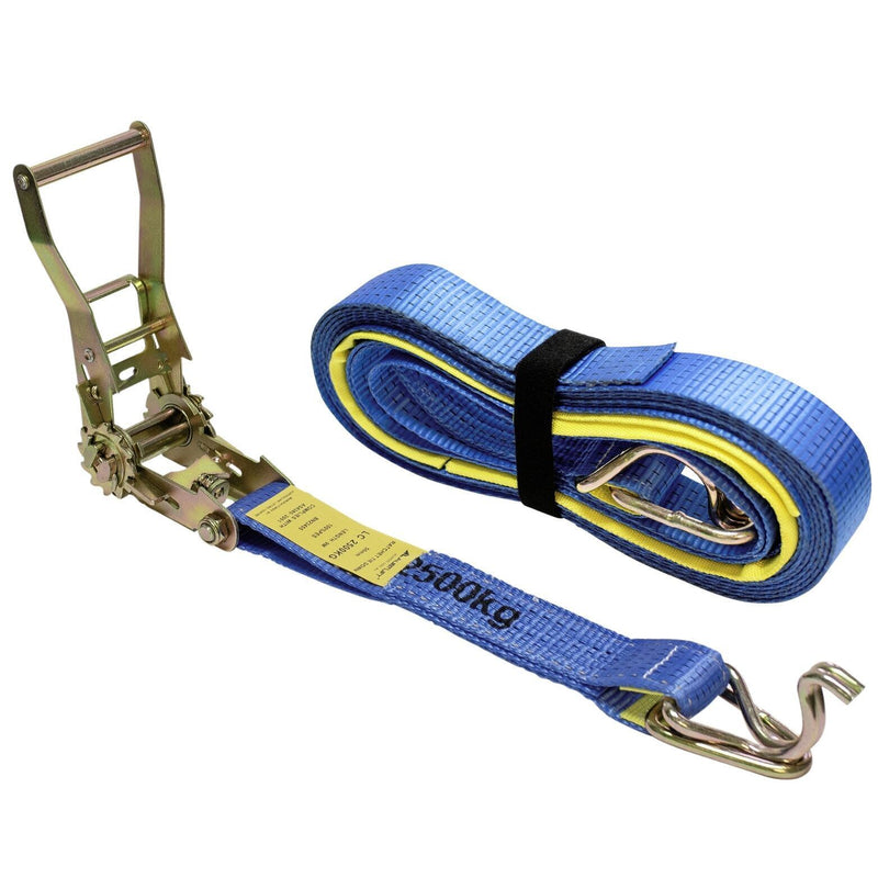 SWIFTCORE® No-Jam Ratchet Tie Down – 50mm x 9m, 2500kg with Hook & Keeper