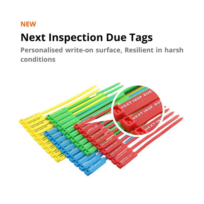 Next Inspection Due Tags