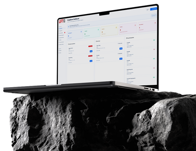 Lifting & Rigging Compliance Management Tool