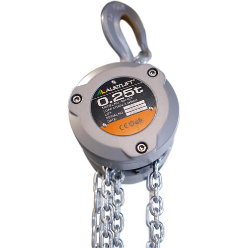 Austlift Dynoblock 360 chain block side view