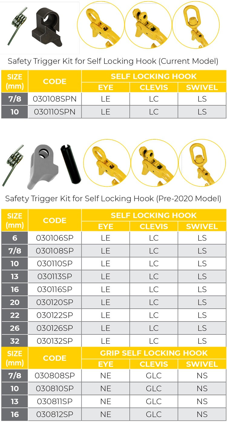 G80/G100 Safety Hook Trigger Kit