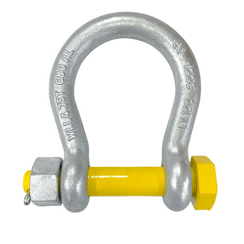 Grade 80 Frogmouth Bow Shackle with Safety Pin