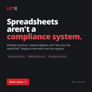 Lifting & Rigging Compliance Management Tool