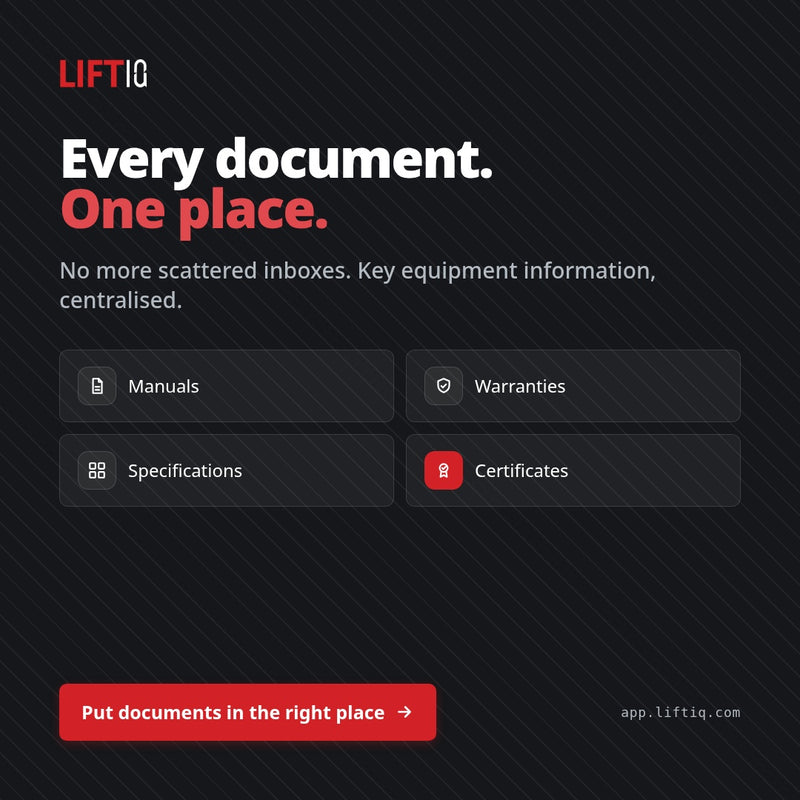 Lifting & Rigging Compliance Management Tool