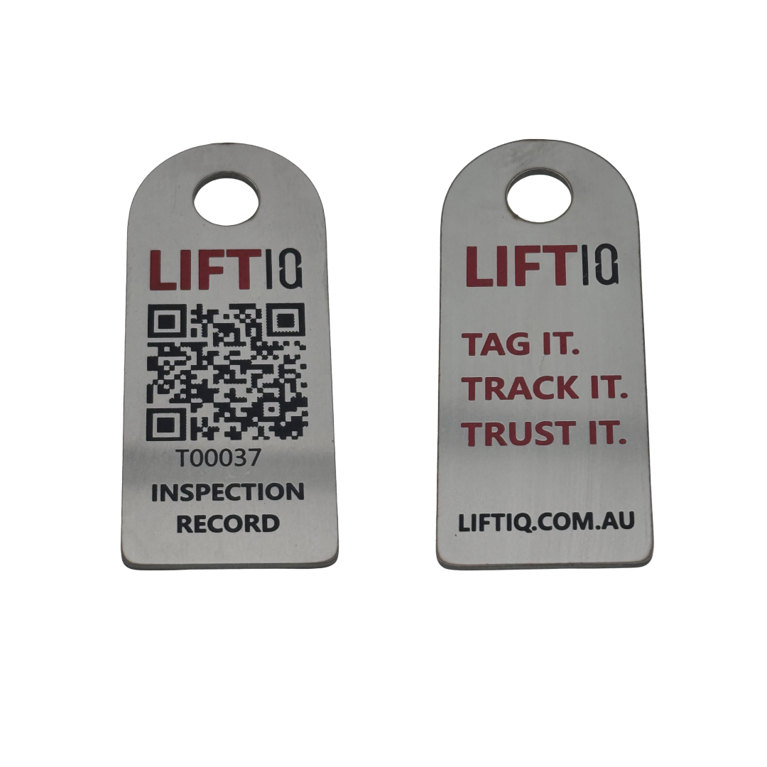 LiftIQ® Stainless Steel QR Tags (20 pack) | Conveying & Hoisting Solutions