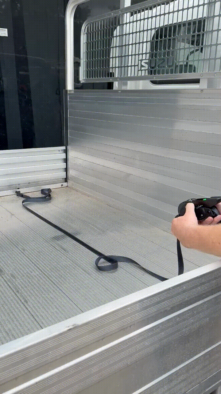 Retractable Ratchet Tie Down Straps - 25mm x 3.6m 320kg