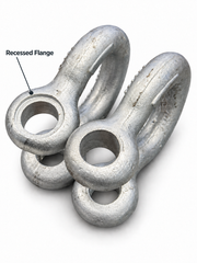 Austlift Lock Tight shackle recessed flange detail