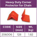 Heavy Duty Corner Protector 128mm - Conveying & Hoisting Solutions