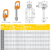 Swivel Eyebolt Lifting Point - Conveying & Hoisting Solutions