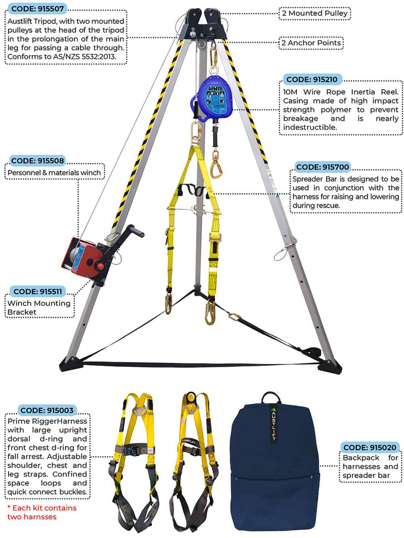 Confined Space Kit 7Ft - Conveying & Hoisting Solutions