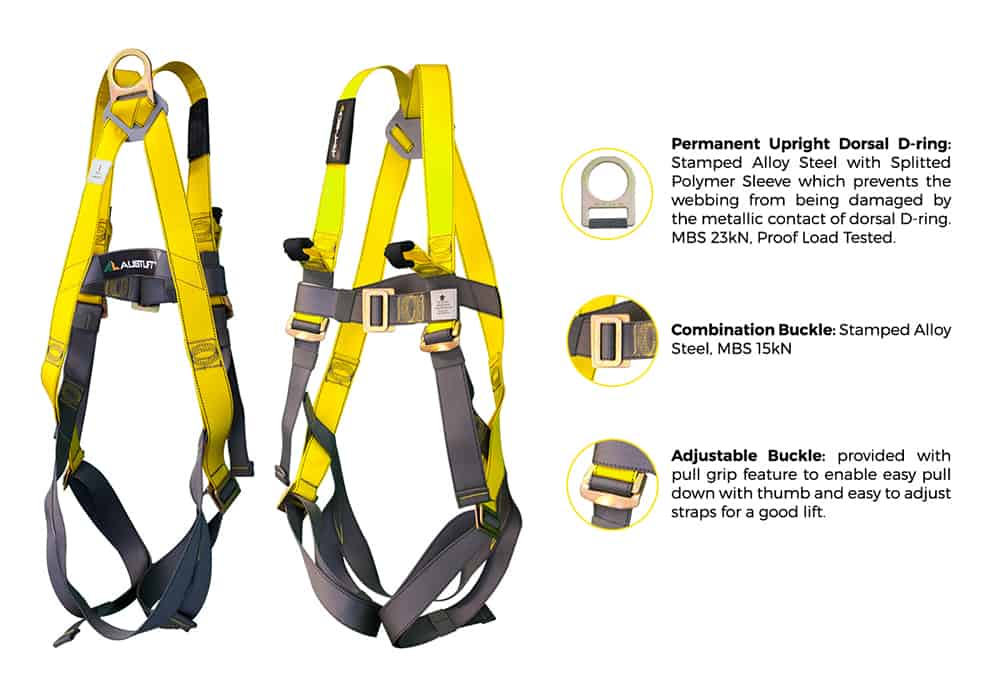 Maxi Construction Safety Harness (For Tradesman) - Conveying & Hoisting Solutions