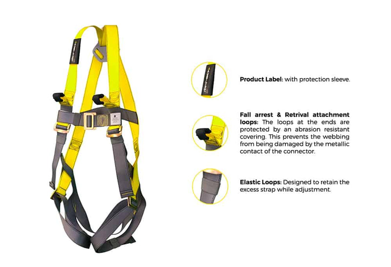 Maxi Construction Safety Harness (For Tradesman) - Conveying & Hoisting Solutions