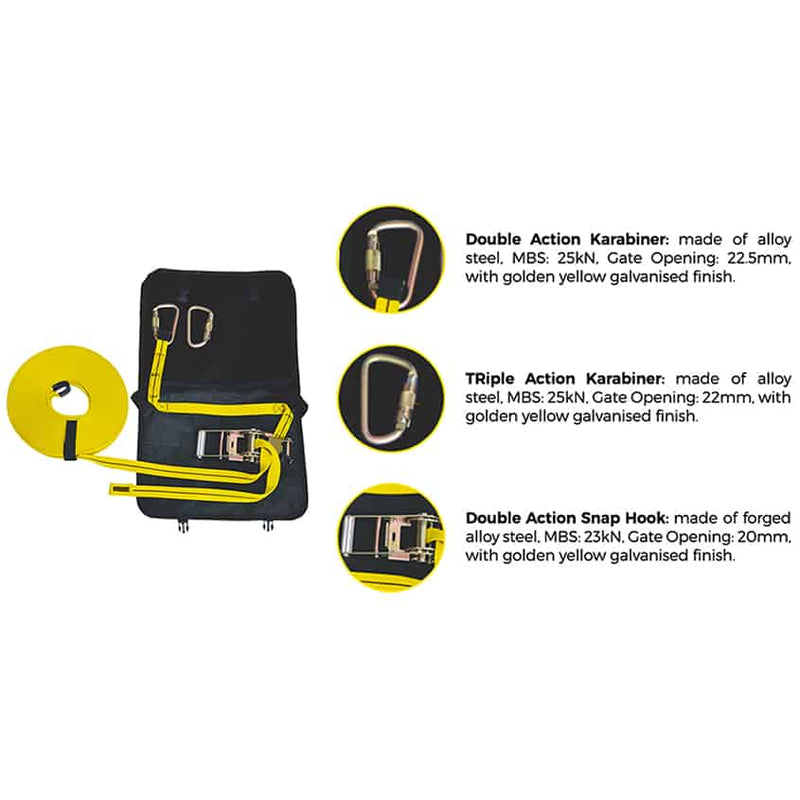 Temporary Horizontal LifeLines - Conveying & Hoisting Solutions