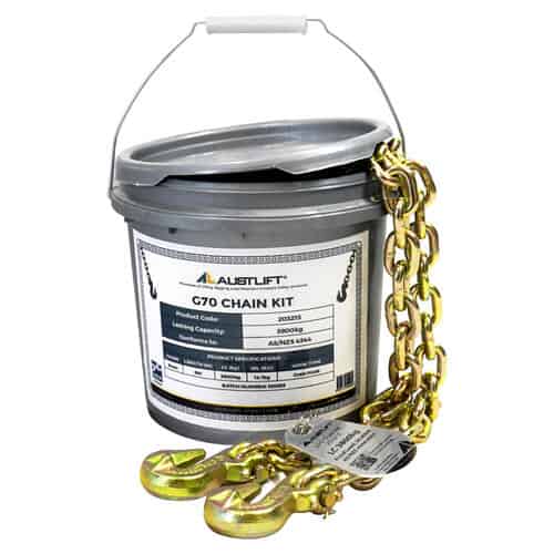 G70 Transport Chain Kit 13mm x 9M Grab Hooks - Conveying & Hoisting Solutions