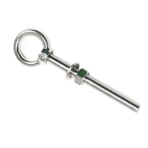 Stainless steel collared eye bolt long shank G316